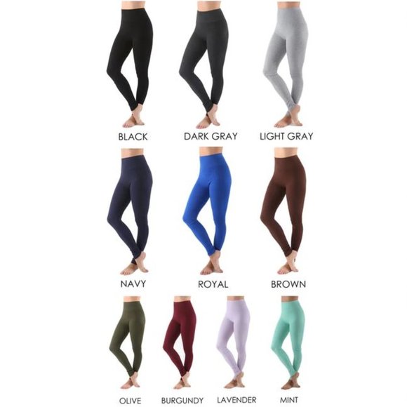 Highwaisted Breathable Cotton Leggings - Picture 6 of 6